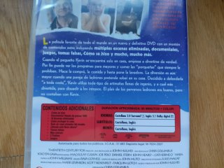 DVD Solo en Casa (1990)