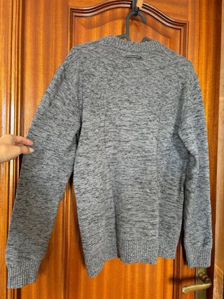 Jersey Sweater Armani Exchange Gris Negro Talla XS