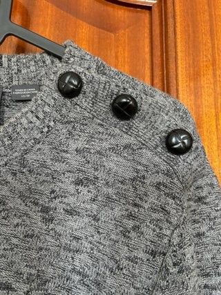 Jersey Sweater Armani Exchange Gris Negro Talla XS