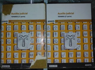 Libros Oposiciones Auxilio Judicial (2 tomos)