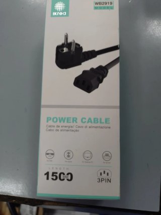 Cable de alimentación Ikrea 3 pines 1.5m