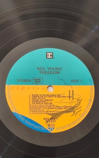 Vinilo Neil Young, Freedom.