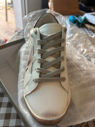 Zapatillas Golden blanco y gris