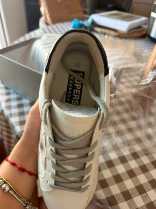 Zapatillas Golden blanco y gris