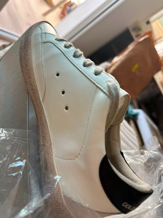 Zapatillas Golden blanco y gris