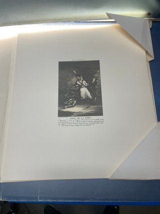 Colección 46 grabados españoles editados por caja de ahorros de Zaragoza en 1976 58x50 cm