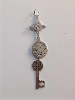 Colgante Triple Protección Plata 925