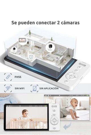 Cámara GHB Vigilabebés Modelo ABM700