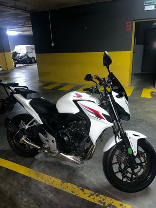 Honda CB500F Blanca