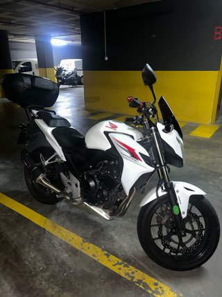 Honda CB500F Blanca
