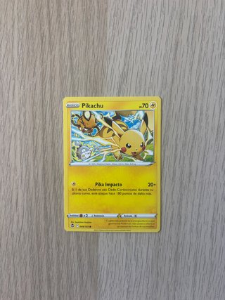 CARTA POKEMON PIKACHU