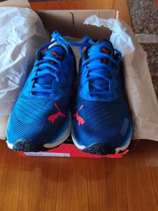 Scarpe Puma Velocity Nitro 2 Blu/Rosso