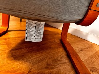 Silla de madera para jardín o salón