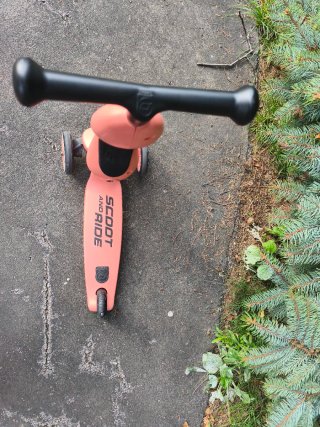 Patinete 2 en 1 Scoot and Ride Coral + casco