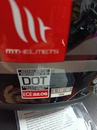 Casco nuevo Integral MT Talla L