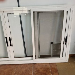 Ventanal aluminio 4 hojas