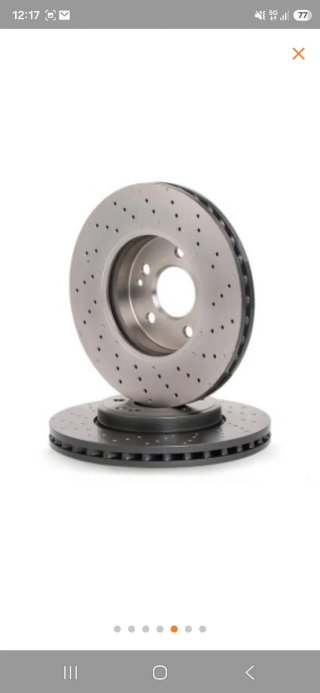 Discos Brembo Eje Delantero Mercedes