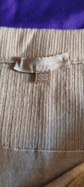 Falda Larga Lana Merino Beige