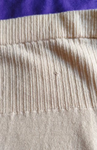 Falda Larga Lana Merino Beige