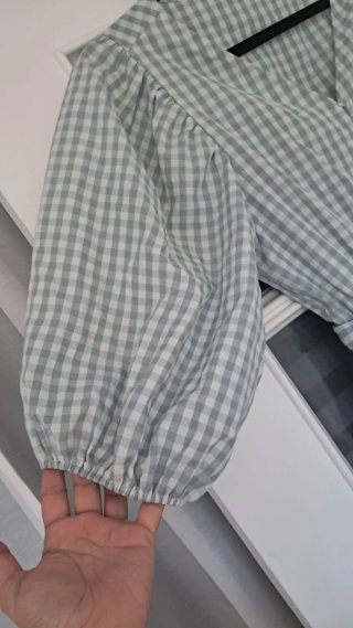 Mono cuadros verde talla S