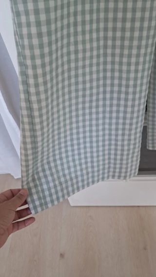 Mono cuadros verde talla S