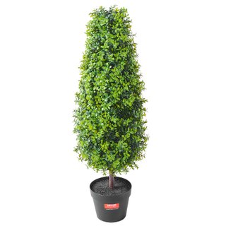 Albero di Bosso Artificiale 91 cm UV Topiario Set