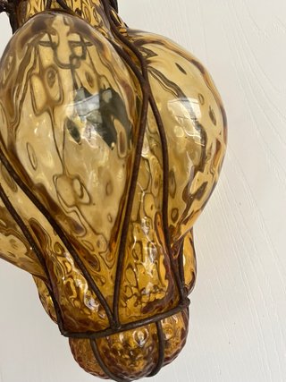 Lanterna Murano Seguso Venezia Vetro Oro