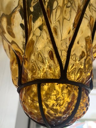 Lanterna Murano Seguso Venezia Vetro Oro