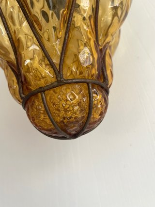Lanterna Murano Seguso Venezia Vetro Oro