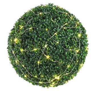 Sfere di Bosso Artificiale 51 cm 2 pz da Giardino