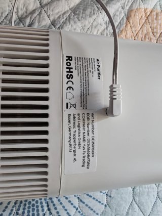 Purificador de aire blanco