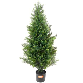 Albero Topiario di Cedro Artificiale UV 91 cm 2 pz