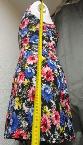 Vestido estampado flores una tira