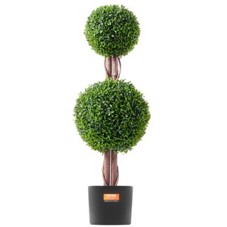 Alberi di Bosso Artificiale Topiario 91 cm 2 pz