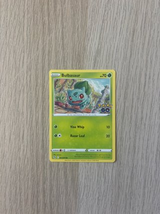 CARTA POKEMON BULBASAUR POKEMON GO