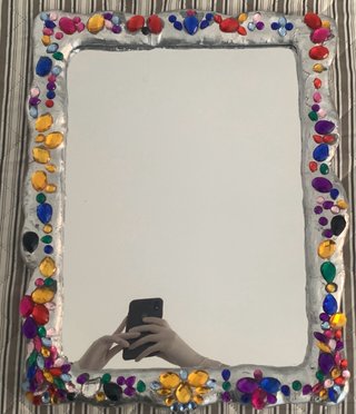 Espejo de decoración hecho a mano