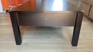 Mesa comedor Ikea madera oscura