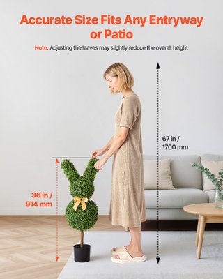 Palla di Bosso Artificiale Coniglio da Giardino