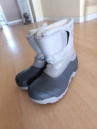 Botas de nieve Quechua mujer gris/blanco