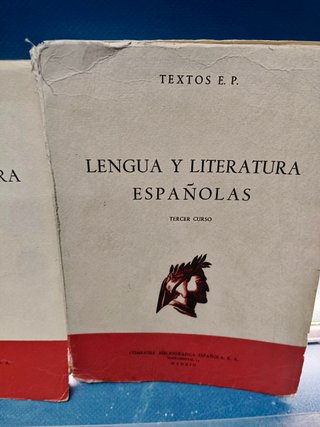 4 libros LENGUA LATINA. 1º + LENGUA Y LITERATURA ESPAÑOLAS. 1º,2º, 3eR CURSO, TEXTOS E.P. COMPAÑÍA BIBLIOGRÁFICA ESPAÑOLA