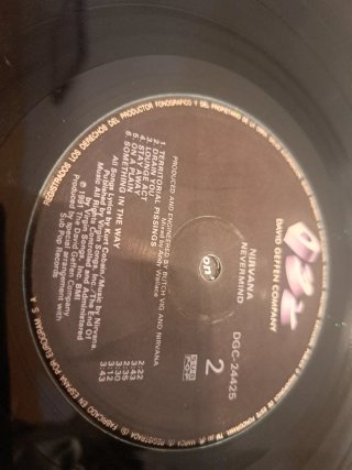Vinilo Nirvana Nevermind 1991