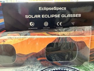 Gafas homologadas para eclipse solar