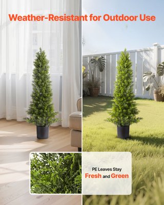 Alberi di Cedro Artificiali Topiari Set 2 914mm