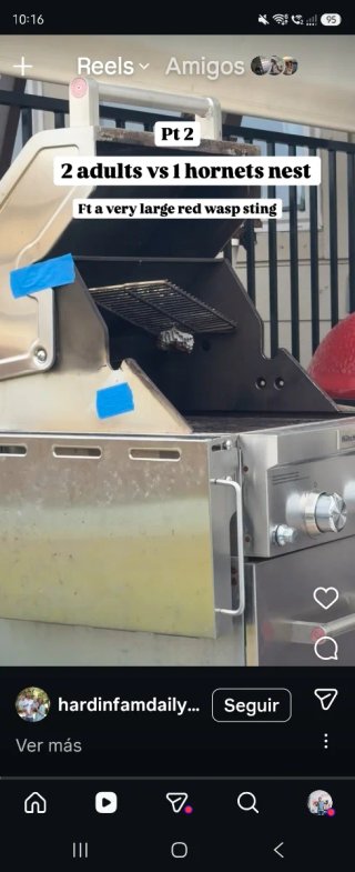 Barbacoa de Gas Negra y Gris