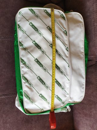 Bolsa de Hombro Julia Tours Verde y Blanca