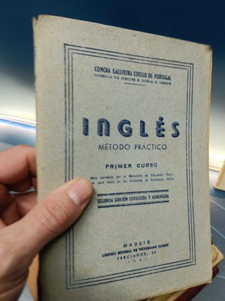 Libros académicos, de estudios, Geografía, aritmética, idiomas, años 1930/1960