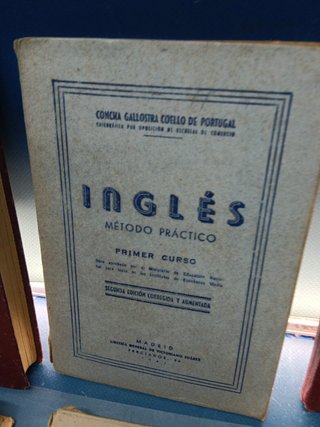Libros académicos, de estudios, Geografía, aritmética, idiomas, años 1930/1960