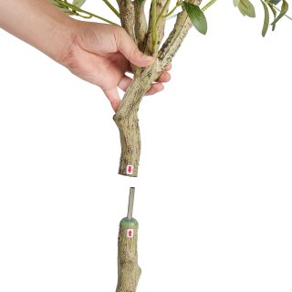 Albero Ulivo Artificiale 179 cm con Vaso Finto