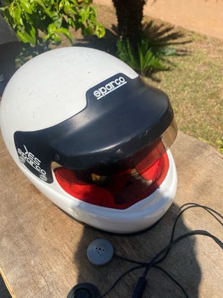 Casco Sparco Rally con Auriculares y Micrófono