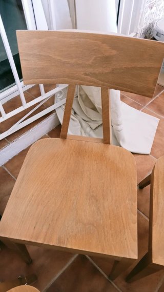 Pack 4 Sillas LISABO IKEA Madera Fresno